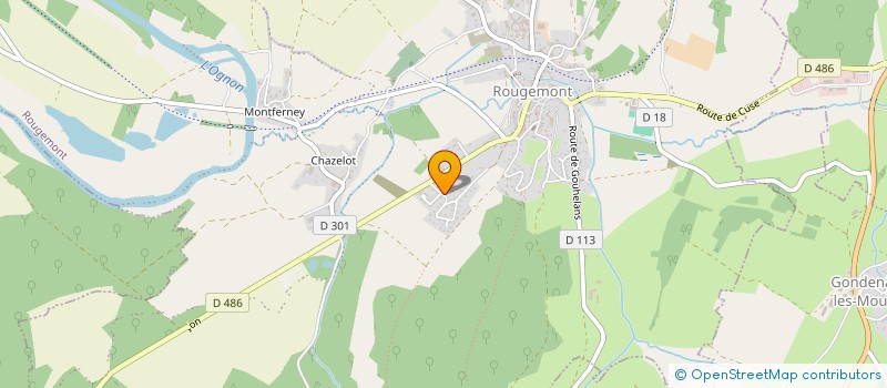 localisation de l'entreprise L'ENVOLEE DES CHRYSALIDES  ROCHE-SUR-LINOTTE-ET-SORANS-LES-CORDIERS