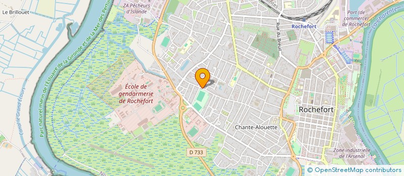 localisation de l'entreprise L'ENVOLEE DES ESI  ROCHEFORT