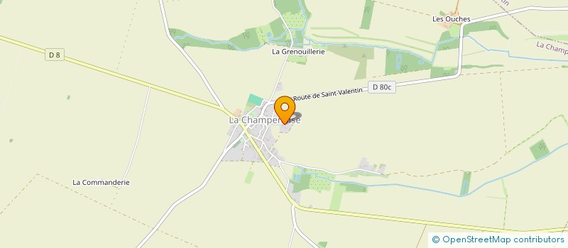 localisation de l'entreprise L'ENVOLEE DES REVES à LA CHAMPENOISE