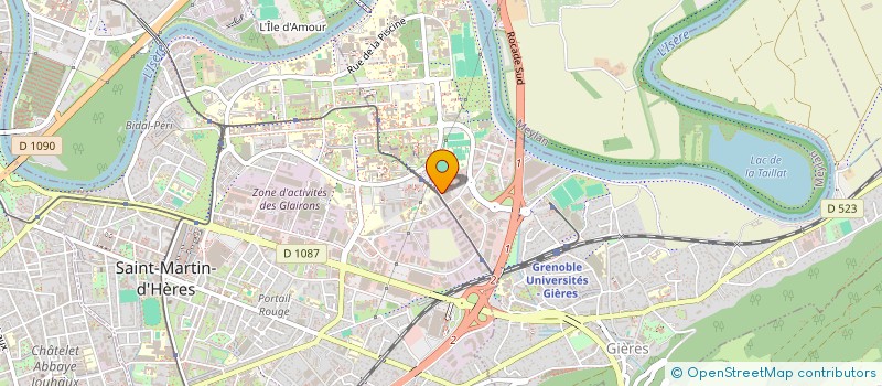 localisation de l'entreprise L'ENVOLEE POLE DANCE STUDIO  GIERES