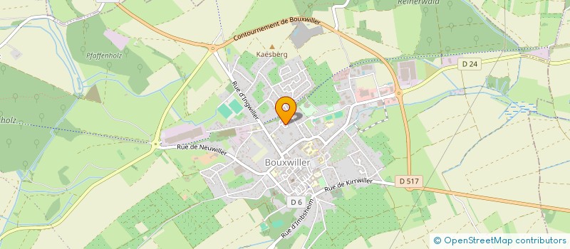 localisation de l'entreprise L'ENVOLEE SAUVAGE  BOUXWILLER