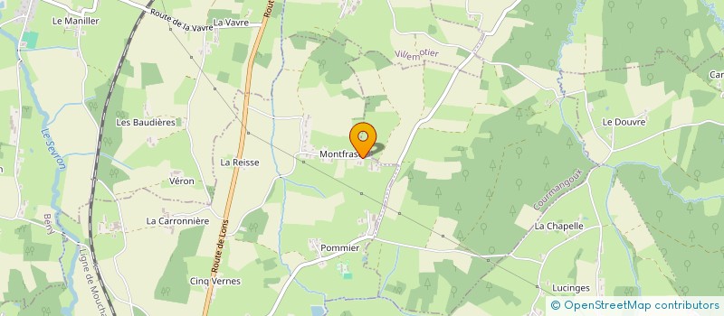 localisation de l'entreprise L'ENVOLLEY 01 à SAINT-ETIENNE-DU-BOIS