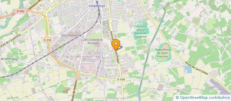 localisation de l'entreprise L'ENVOLOGIS  CARPENTRAS