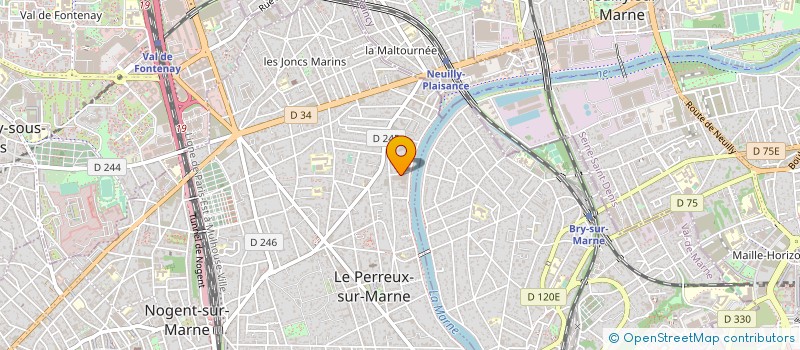 localisation de l'entreprise L'EOLIENNE COMPAGNIE THEATRALE à LE PERREUX-SUR-MARNE