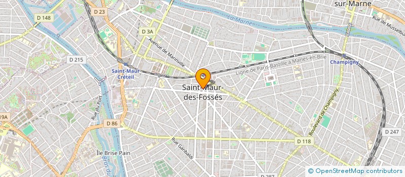 localisation de l'entreprise L'EPAULARD à SAINT-MAUR-DES-FOSSES