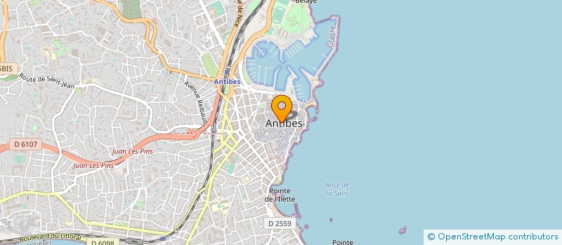 localisation de l'entreprise L'EPAULARD à ANTIBES