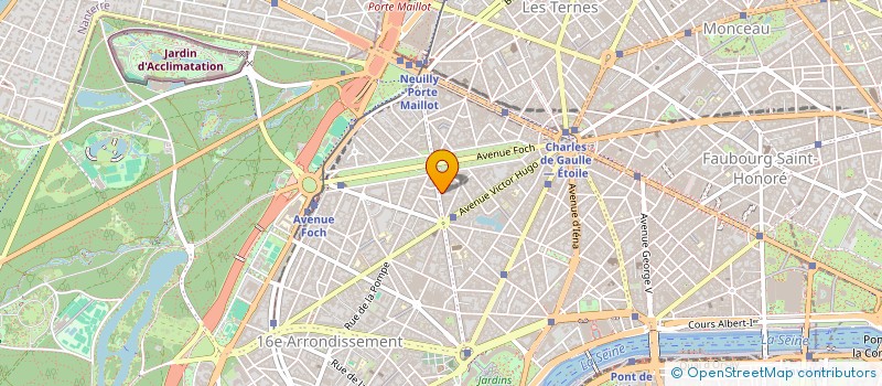 localisation de l'entreprise L'EPERON  PARIS 16