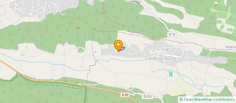 localisation de l'entreprise L'EPERON  CAMPS-LA-SOURCE