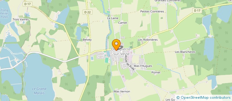 localisation de l'entreprise L'EPERON à DOMPIERRE-SUR-VEYLE