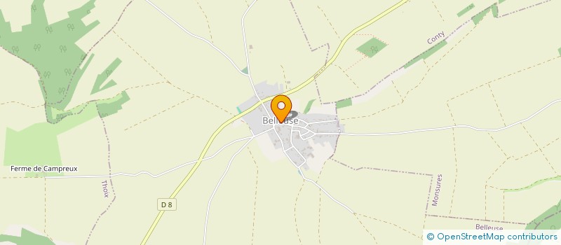 localisation de l'entreprise L'EPERVIERE  COURCELLES-SOUS-THOIX