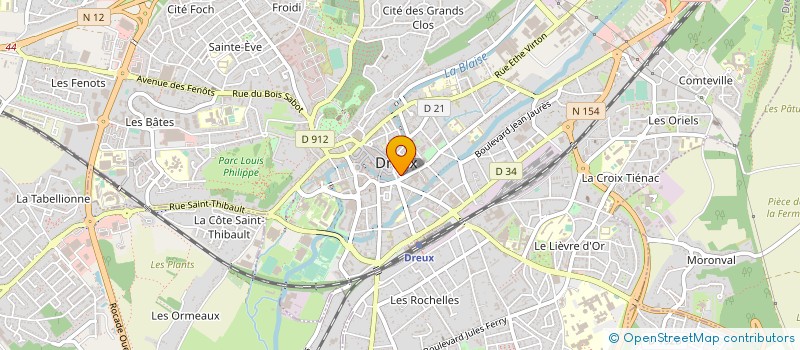 localisation de l'entreprise L'EPHEM'HAIR à DREUX