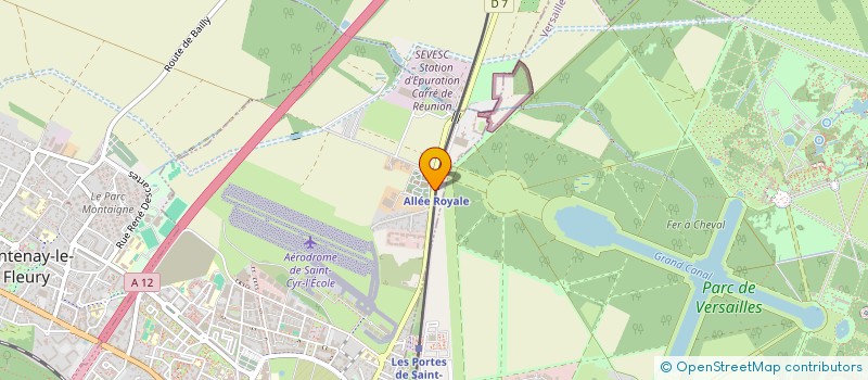 localisation de l'entreprise L'EPHEMERE  SAINT-CYR-L'ECOLE