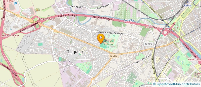 localisation de l'entreprise L'EPHEMERE  TINQUEUX