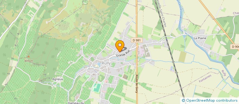 localisation de l'entreprise L'EPHEMERE DE BOURGOGNE  RULLY