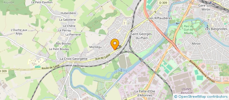 localisation de l'entreprise L'EPHEMERE DES CREATEURS  LE MANS