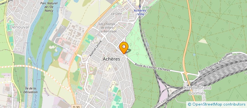 localisation de l'entreprise L'EPI D' ACHERES à ACHERES