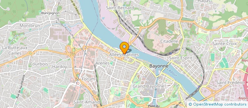 localisation de l'entreprise L'EPI D'APRILIS à BAYONNE