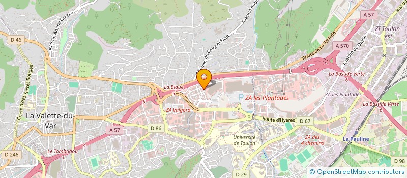 localisation de l'entreprise L'EPI D'AYGUADE à LA VALETTE-DU-VAR