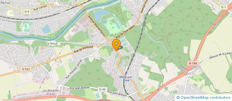 localisation de l'entreprise L'EPI D OR  MERY-SUR-OISE