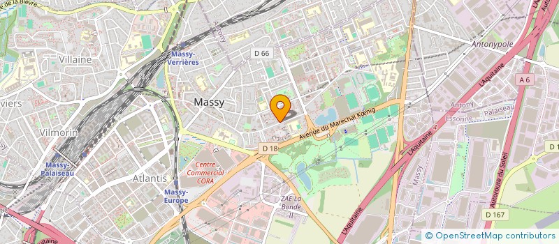 localisation de l'entreprise L'EPI D'OR à MASSY