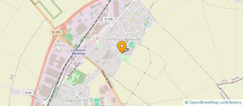 localisation de l'entreprise L'EPI D'OR  LE PLESSIS-BELLEVILLE