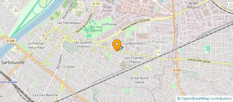 localisation de l'entreprise L'EPI D'OR à SARTROUVILLE