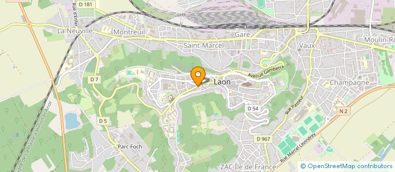 localisation de l'entreprise L'EPI D'OR à LAON