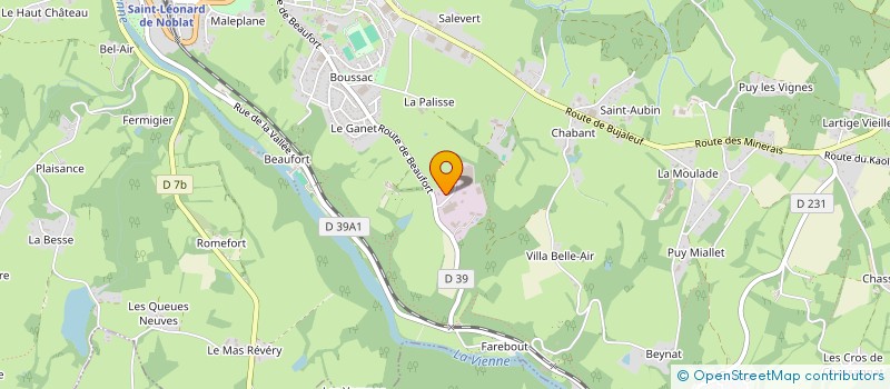 localisation de l'entreprise L'EPI D'OR  SAINT-LEONARD-DE-NOBLAT