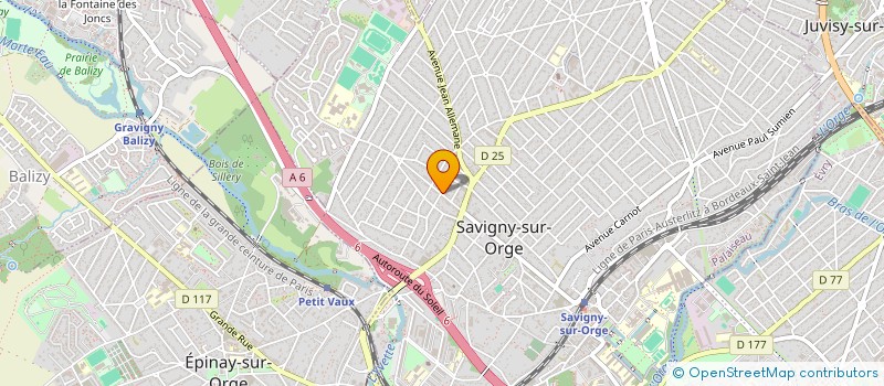 localisation de l'entreprise L'EPI D'ORGE à SAVIGNY-SUR-ORGE