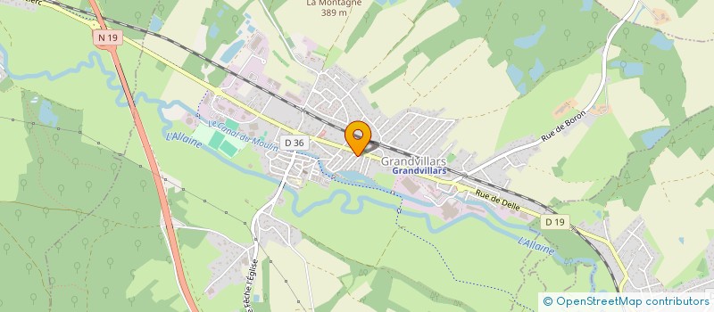 localisation de l'entreprise L'EPI DE BLE à GRANDVILLARS