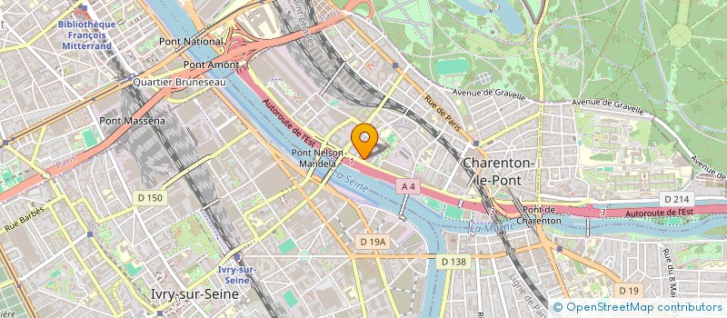 localisation de l'entreprise L'EPI DE CHARENTON  CHARENTON-LE-PONT