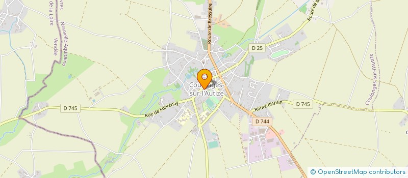 localisation de l'entreprise L'EPI DE L'AUTIZE à COULONGES-SUR-L'AUTIZE