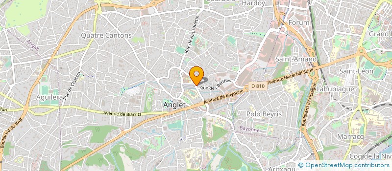 localisation de l'entreprise L'EPI DE QUINTAOU à ANGLET