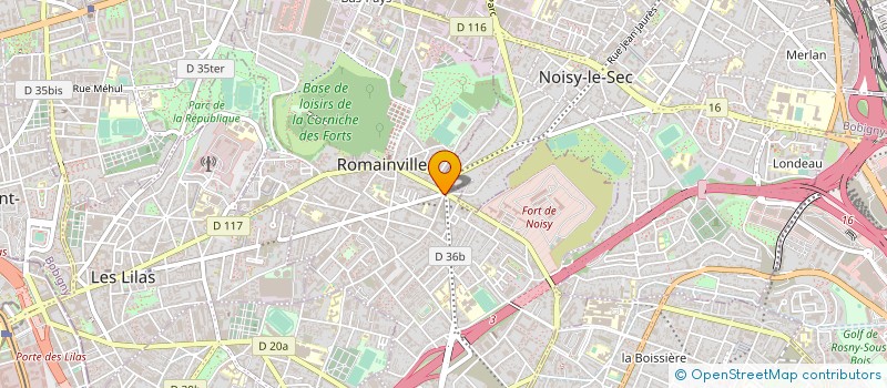 localisation de l'entreprise L'EPI DE ROMAINVILLE à ROMAINVILLE