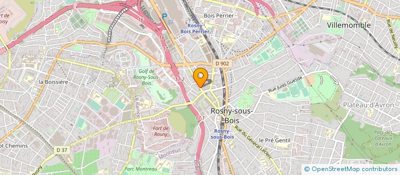 localisation de l'entreprise L'EPI DE ROSNY à ROSNY-SOUS-BOIS