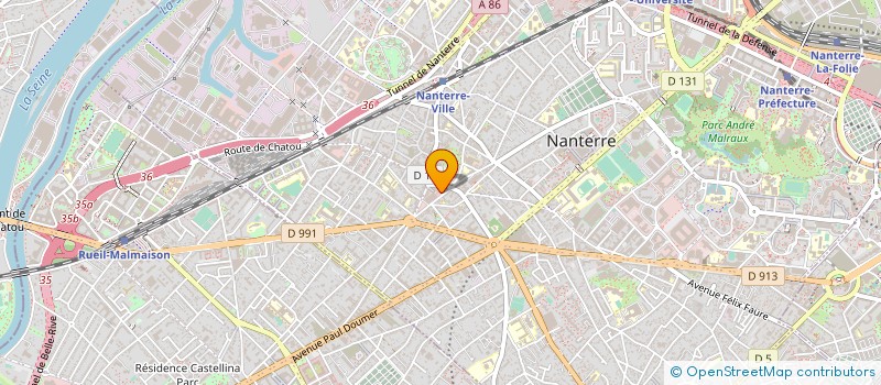 localisation de l'entreprise L'EPI DORE  NANTERRE