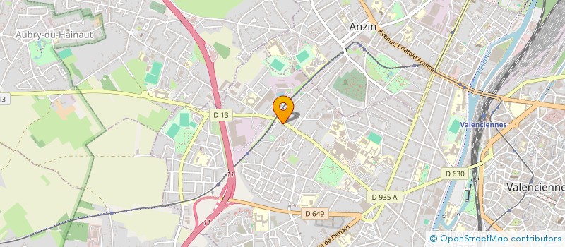 localisation de l'entreprise L'EPI DORE à VALENCIENNES