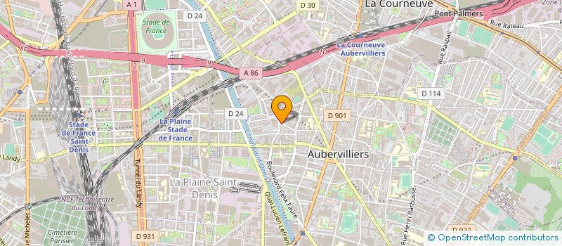 localisation de l'entreprise L'EPI DOREE à AUBERVILLIERS