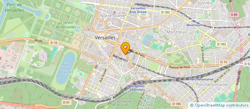 localisation de l'entreprise L'EPI DU ROI à VERSAILLES