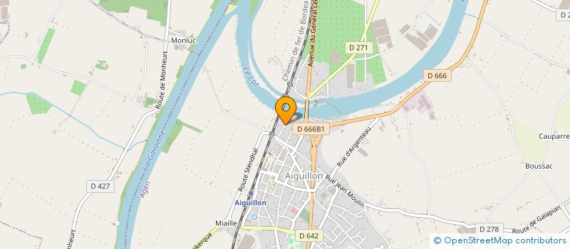 localisation de l'entreprise L'EPI DU ROY  AIGUILLON