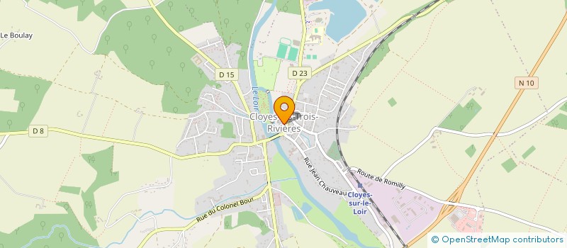 localisation de l'entreprise L'EPI FLORAL à CLOYES-LES-TROIS-RIVIERES