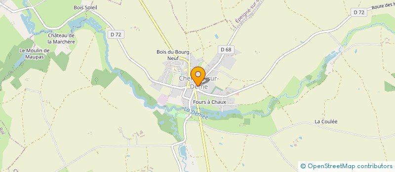 localisation de l'entreprise L'EPI MAHE  CHEMILLE-SUR-DEME