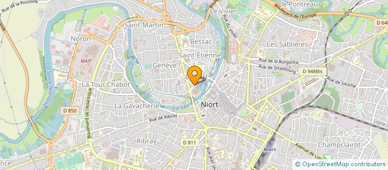 localisation de l'entreprise L'EPI'NAOIOUI à NIORT