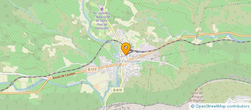 localisation de l'entreprise L'EPI SAINT PAULAIS à ST PAUL DE FENOUILLET