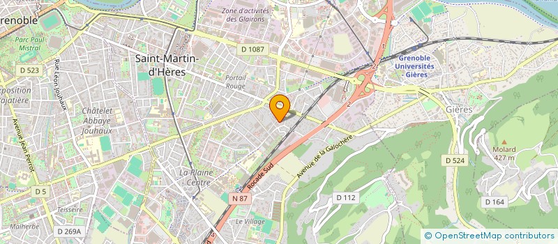 localisation de l'entreprise L'EPI URBANISME  SAINT-MARTIN-D'HERES