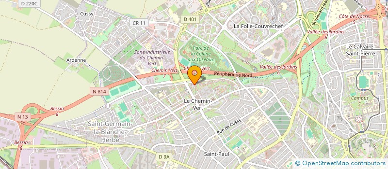 localisation de l'entreprise L EPI VERT à CAEN