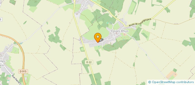 localisation de l'entreprise L'EPIAIS DE VIGNE  EPIAIS-RHUS