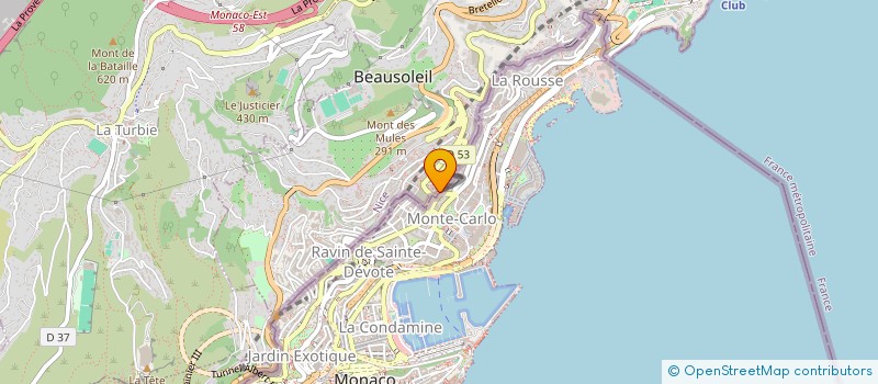 localisation de l'entreprise L'EPICAF à BEAUSOLEIL