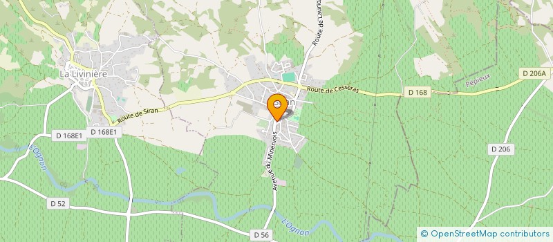 localisation de l'entreprise L'EPICE'RIT  CESSERAS