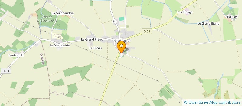 localisation de l'entreprise L'EPICEA à CIGOGNE